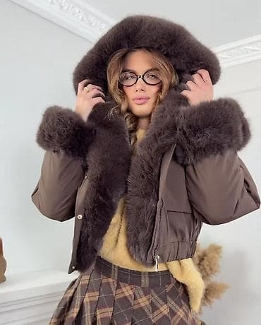 zenske broj: Kratka ženska jakna sa krznom – čokoladno braon - Topao, raskošan at lalafo.rs — 8 zenske broj: Kratka ženska jakna sa krznom – čokoladno braon - Topao, raskošan — 8