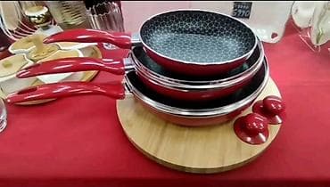 Set tiganja – 3 kom - Materijal: višeslojno aluminijumsko telo za na lalafo.rs Set tiganja – 3 kom - Materijal: višeslojno aluminijumsko telo za