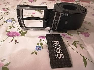 Novi muski kozni markirani kais Hugo Boss u crnoj boji. Zemlja porekla na lalafo.rs — 3 Novi muski kozni markirani kais Hugo Boss u crnoj boji. Zemlja porekla — 3