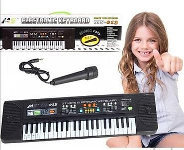 Pianos & Keyboards: Sintisajzer sa mikrofonom MS-013 🎹🎤 Novi, nekorišćeni sintisajzer at lalafo.rs — 4 Pianos & Keyboards: Sintisajzer sa mikrofonom MS-013 🎹🎤 Novi, nekorišćeni sintisajzer — 4