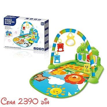 Podloge za igru: Muzička prostirka za bebе sa klavirom i visećim igračkama (0+) - na lalafo.rs — 4 Podloge za igru: Muzička prostirka za bebе sa klavirom i visećim igračkama (0+) - — 4