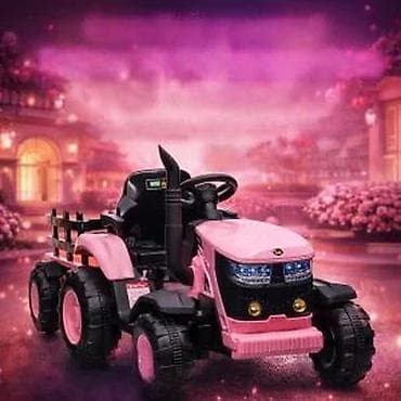 Toy Vehicles & Accessories: Dečji električni traktor sa prikolicom – roze boja, 12V + daljinski at lalafo.rs — 5 Toy Vehicles & Accessories: Dečji električni traktor sa prikolicom – roze boja, 12V + daljinski — 5