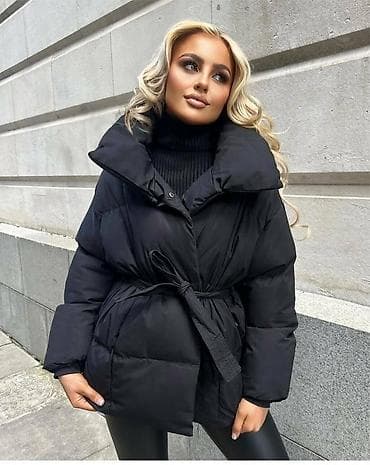 Dostupne velicine S,M,L,XL Ženska zimska puffer jakna sa pojasom - na lalafo.rs — 3 Dostupne velicine S,M,L,XL Ženska zimska puffer jakna sa pojasom - — 3