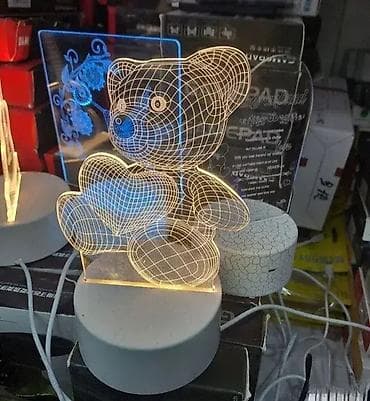 3D Lampe - Meda, Srce, Ptica - Romantične Ambijentalne Lampe Savršen na lalafo.rs — 2 3D Lampe - Meda, Srce, Ptica - Romantične Ambijentalne Lampe Savršen — 2