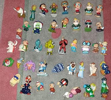 kom sa etiketom: Kinder igracke razne - funny students, šrek, simpsonovi, dekster, duh at lalafo.rs — 3 kom sa etiketom: Kinder igracke razne - funny students, šrek, simpsonovi, dekster, duh — 3