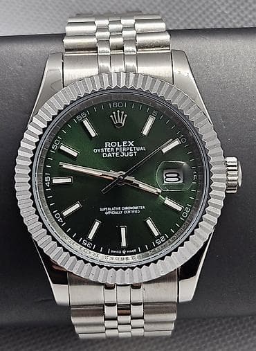 Rolex Datejust Zeleni - Kućište 41mm od nerđajućeg čelika. - Jubilee na lalafo.rs — 1 Rolex Datejust Zeleni - Kućište 41mm od nerđajućeg čelika. - Jubilee — 1