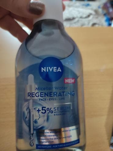 Novo! Micelarna voda+5% seruma. Nivea. 400 ml na lalafo.rs Novo! Micelarna voda+5% seruma. Nivea. 400 ml
