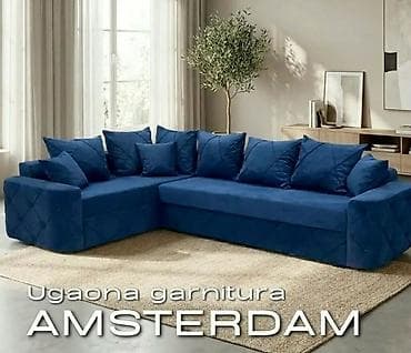 Ugaona garnitura AMSTERDAM - Moderan L-oblik sa punim naslonima i na lalafo.rs — 2 Ugaona garnitura AMSTERDAM - Moderan L-oblik sa punim naslonima i — 2