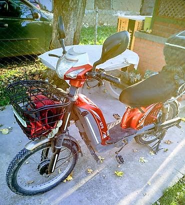 Električni moped APN – crveni, gradski/komunalni model - Godište na lalafo.rs — 1 Električni moped APN – crveni, gradski/komunalni model - Godište — 1