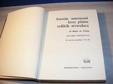 ISTORIJA UMETNOSTI KROZ PISMA VELIKIH STVARALACA IIOD BLEJKA DO POLOKA na lalafo.rs — 2 ISTORIJA UMETNOSTI KROZ PISMA VELIKIH STVARALACA IIOD BLEJKA DO POLOKA — 2