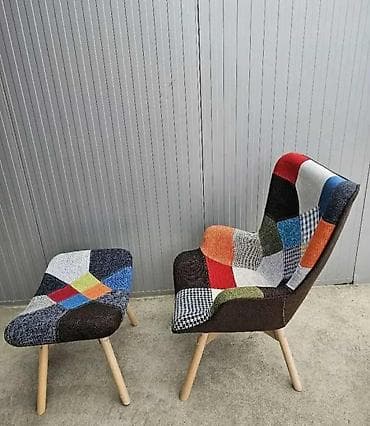 Table bases: KLUB FOTELJA + TABURE - Patchwork Štof - stolice MODERNE, SAVREMENE i at lalafo.rs — 3 Table bases: KLUB FOTELJA + TABURE - Patchwork Štof - stolice MODERNE, SAVREMENE i — 3