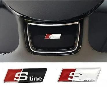 S line, Sline znak za volan crni i sivi. Samolepljiv sline znak za na lalafo.rs S line, Sline znak za volan crni i sivi. Samolepljiv sline znak za
