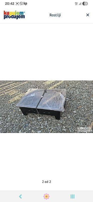 Rostilj
Tabla gusana 43×33
Visina 15. 4000 din na lalafo.rs — 2 Rostilj
Tabla gusana 43×33
Visina 15. 4000 din — 2