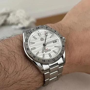 San Martin SN0129 GMT - 39mm - Bela - Seiko NH34 na lalafo.rs — 2 San Martin SN0129 GMT - 39mm - Bela - Seiko NH34 — 2