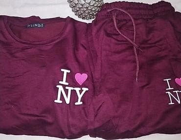 kom sa etiketom: Komplet pidžama/kućni set “I ♥ NY” - Dvodelni set: majica kratkih at lalafo.rs — 2 kom sa etiketom: Komplet pidžama/kućni set “I ♥ NY” - Dvodelni set: majica kratkih — 2