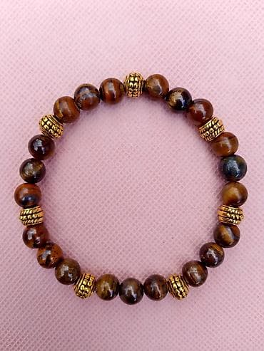 Narukvica Tigrovo Oko - Materijal: prirodni poludragi kamen Tigrovo na lalafo.rs — 2 Narukvica Tigrovo Oko - Materijal: prirodni poludragi kamen Tigrovo — 2