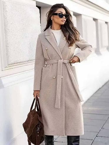 Elegantni ženski kaput – dužine ispod kolena, dvorednog kroja sa na lalafo.rs — 5 Elegantni ženski kaput – dužine ispod kolena, dvorednog kroja sa — 5