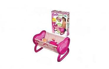 Dečiji set – kolevka za lutke - Slatka ružičasta ljuljaška/kolevka za na lalafo.rs Dečiji set – kolevka za lutke - Slatka ružičasta ljuljaška/kolevka za