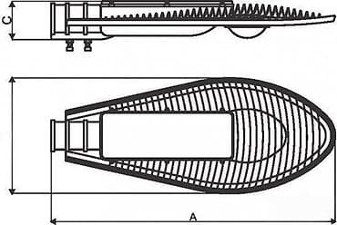 Street led light Cobra. COBRA 220V MPC: dimenzija ekvivalent potrošnja na lalafo.rs — 8 Street led light Cobra. COBRA 220V MPC: dimenzija ekvivalent potrošnja — 8