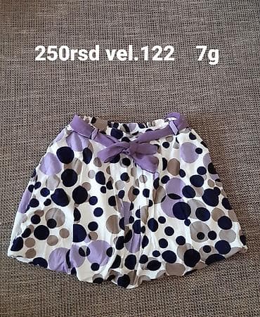 Dečja suknja Lukap - Model: pufnasta suknjica sa preklopima - Šara na lalafo.rs — 1 Dečja suknja Lukap - Model: pufnasta suknjica sa preklopima - Šara — 1