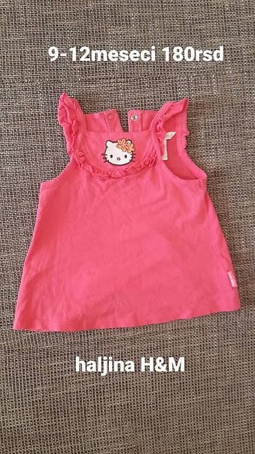 H&M dečija haljina bez rukava, roze boje, sa volančićima na at lalafo.rs — 1 H&M dečija haljina bez rukava, roze boje, sa volančićima na — 1