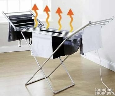 Električni sušač/radijator za veš – sklopivi stalak sa grejnim šipkama na lalafo.rs — 1 Električni sušač/radijator za veš – sklopivi stalak sa grejnim šipkama — 1