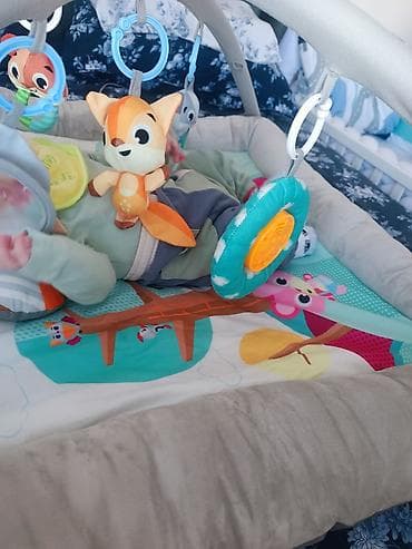 Podloge za igru: Interaktivna podloga za bebe sa lukovima i visećim igračkama, muzicka na lalafo.rs — 2 Podloge za igru: Interaktivna podloga za bebe sa lukovima i visećim igračkama, muzicka — 2