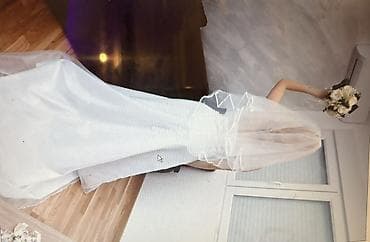 Venčanica – sirena kroj sa šlepom i velom - Model: elegantna at lalafo.rs — 2 Venčanica – sirena kroj sa šlepom i velom - Model: elegantna — 2