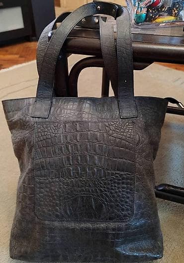 Ženska torba MONA – shopper/tote model - Materijal: prirodna koža sa at lalafo.rs — 2 Ženska torba MONA – shopper/tote model - Materijal: prirodna koža sa — 2