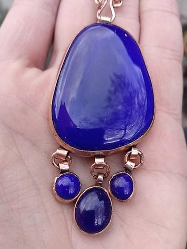 BAKARNA Ogrlica sa PLAVIM priveskom Ogrlica od BAKRA sa Kobaltno na lalafo.rs — 4 BAKARNA Ogrlica sa PLAVIM priveskom Ogrlica od BAKRA sa Kobaltno — 4