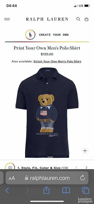 Men's T-shirt Ralph Lauren, bоја - Tamnoplava na lalafo.rs — 6 Men's T-shirt Ralph Lauren, bоја - Tamnoplava — 6