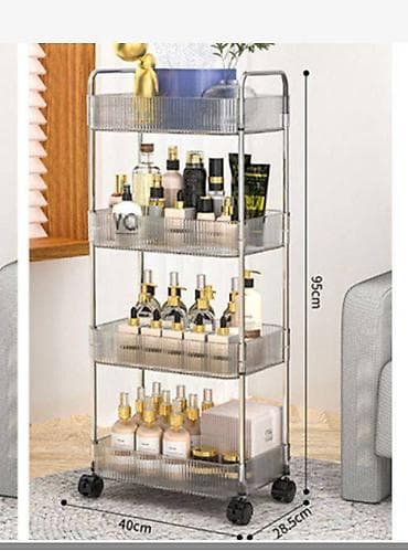 Akrilni kozmeticka prozirni kolica–regal sa 4 nivoa Opis: - na lalafo.rs — 1 Akrilni kozmeticka prozirni kolica–regal sa 4 nivoa Opis: - — 1