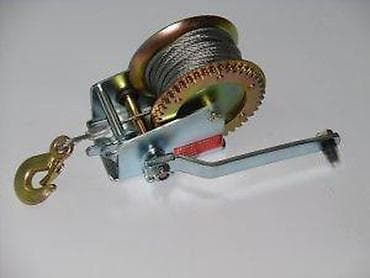 Tools & Equipment: Ručni vitlo sa čeličnim sajlom i kukom - Tip: mehanički ručni vitlo at lalafo.rs — 7 Tools & Equipment: Ručni vitlo sa čeličnim sajlom i kukom - Tip: mehanički ručni vitlo — 7