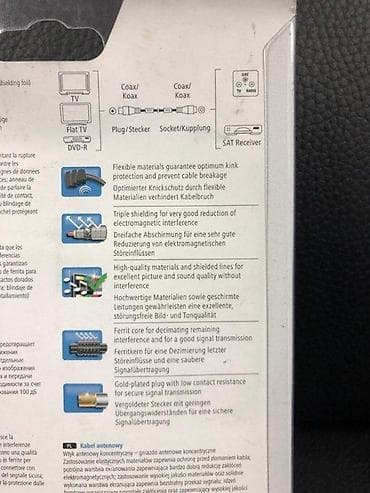 prsluk jaknica mango u: Hama koaksijalni antena kabl – 3 m, 100 dB - Konektori: koaksijalni at lalafo.rs — 6 prsluk jaknica mango u: Hama koaksijalni antena kabl – 3 m, 100 dB - Konektori: koaksijalni — 6
