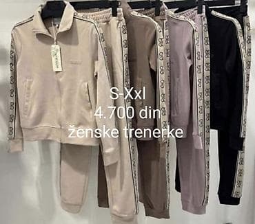 Ženske trenerke – veličine S–XXL Cena: 4.700 din - Dvoddelni na lalafo.rs — 1 Ženske trenerke – veličine S–XXL Cena: 4.700 din - Dvoddelni — 1