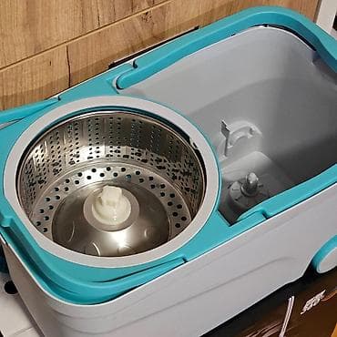 Rotacioni mop sa kantom na točkiće – set za brzo i efikasno čišćenje na lalafo.rs — 2 Rotacioni mop sa kantom na točkiće – set za brzo i efikasno čišćenje — 2