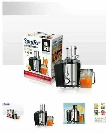Sokovnik Sonifer SF-5527 🍊🍏 Materijal: Nerđajući čelik 🛠️ Dve at lalafo.rs — 3 Sokovnik Sonifer SF-5527 🍊🍏 Materijal: Nerđajući čelik 🛠️ Dve — 3