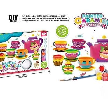 DIY set za oslikavanje keramičkog čajnog servisa – Painted Ceramics at lalafo.rs — 1 DIY set za oslikavanje keramičkog čajnog servisa – Painted Ceramics — 1