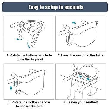 Prijenosna viseća stolica za bebe – siva - Stolica koja se lako na lalafo.rs — 6 Prijenosna viseća stolica za bebe – siva - Stolica koja se lako — 6