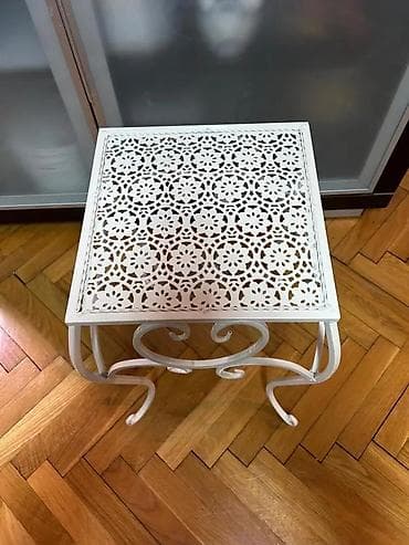 prsluk jaknica mango u: Dekorativni metalni stočić – vintage/šik stil - Materijal at lalafo.rs — 4 prsluk jaknica mango u: Dekorativni metalni stočić – vintage/šik stil - Materijal — 4