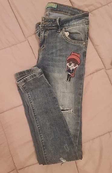 Farmerice kao nove. vel. s.m. polu obim struka su. 35cm. jedino na lalafo.rs — 3 Farmerice kao nove. vel. s.m. polu obim struka su. 35cm. jedino — 3