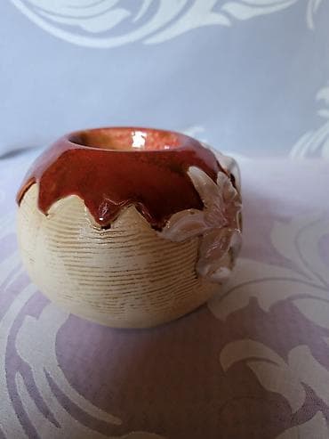 Svecnjak nov rucni rad 80te. Svecnjak za okrugle i visoke svece na lalafo.rs — 5 Svecnjak nov rucni rad 80te. Svecnjak za okrugle i visoke svece — 5