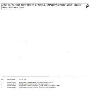 SRAM ROLNICE X9, 9.0SL 9-SPEEDS | Visokokvalitetne remenice zadnjeg na lalafo.rs SRAM ROLNICE X9, 9.0SL 9-SPEEDS | Visokokvalitetne remenice zadnjeg