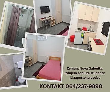 Zemun, Nova Galenika, izdajem sobu za studenta ili zaposlenu osobu. U na lalafo.rs Zemun, Nova Galenika, izdajem sobu za studenta ili zaposlenu osobu. U