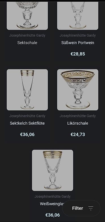 Luksuzne kristal case za vino1955/56 god,rucni rad at lalafo.rs — 4 Luksuzne kristal case za vino1955/56 god,rucni rad — 4