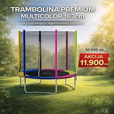 prsluk jaknica mango u: Trambolina Premium Multicolor 183 cm - Prečnik: 183 cm - Unutrašnja at lalafo.rs — 3 prsluk jaknica mango u: Trambolina Premium Multicolor 183 cm - Prečnik: 183 cm - Unutrašnja — 3