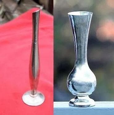Dve vintage posrebrene vaze. Cena za komad. Vaza posrebrena 15cm na lalafo.rs — 8 Dve vintage posrebrene vaze. Cena za komad. Vaza posrebrena 15cm — 8