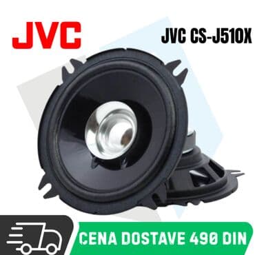 JVC CS-J510X Auto zvučnici Dual Cone zvučnici za automobil bez mrežice na lalafo.rs JVC CS-J510X Auto zvučnici Dual Cone zvučnici za automobil bez mrežice