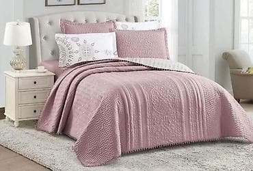 Prekrivač za krevet – luksuzni prošiveni set sa jastučnicama - na lalafo.rs — 2 Prekrivač za krevet – luksuzni prošiveni set sa jastučnicama - — 2