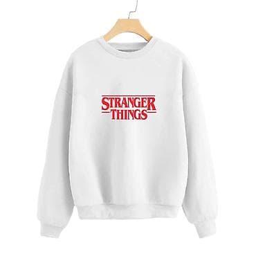 Women's Sweatshirts: Duks crni sa ili bez kapuljace, sa stampom iz popularne serije at lalafo.rs — 2 Women's Sweatshirts: Duks crni sa ili bez kapuljace, sa stampom iz popularne serije — 2